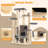 Multi-Level Cat Tree With 3-Storey Cat Condo