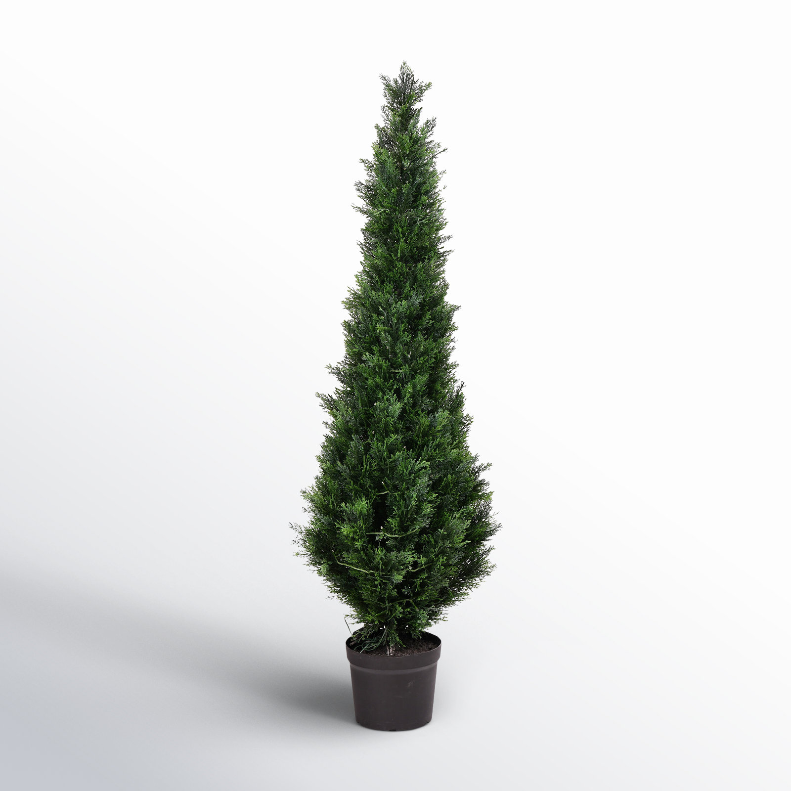 Yarbro Faux Foliage Topiary in Pot, 60" H x 13" W x 13" D
