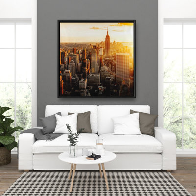 " New York City At Sunset "
