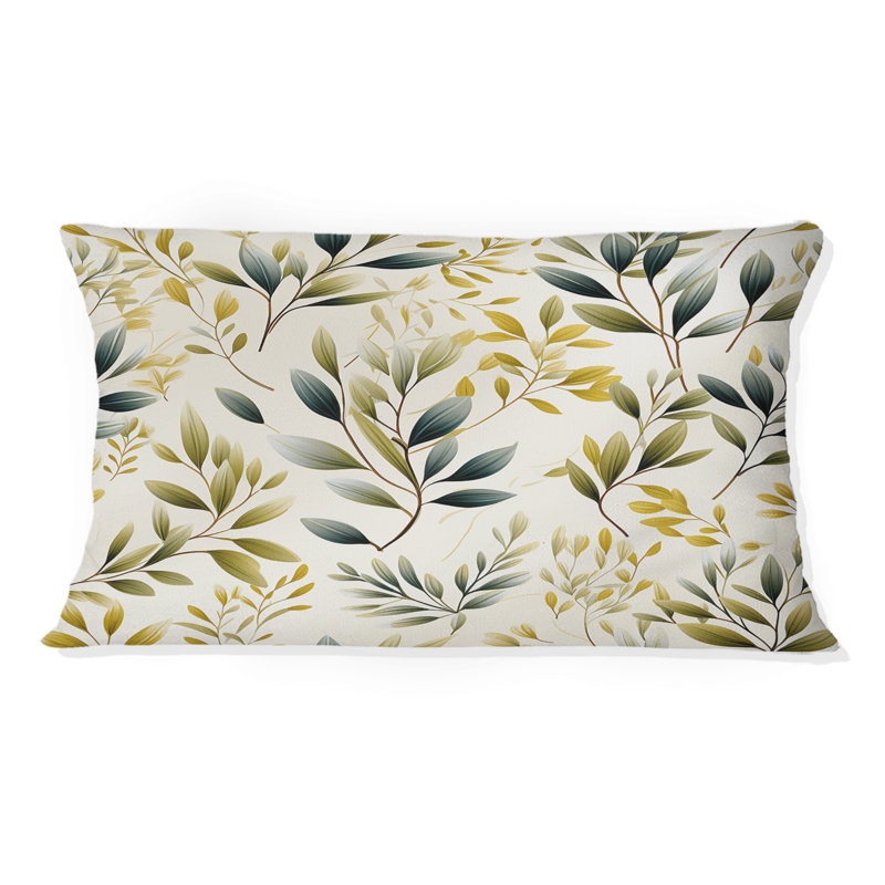 Coussin Tranquil Leaves I - Plants