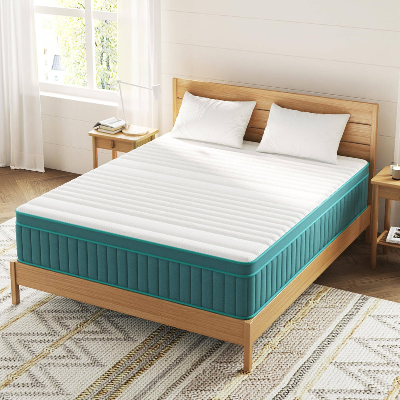 Mattress  10&14Inch Firm Mattress In A Box,Hybrid Memory Foam Mattress With Individual Pocket Spring For Motion Isolation & Pressure Relief, Certipur-US