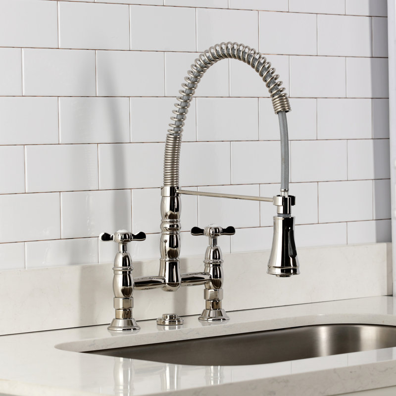 Robinet de cuisine Kingston, Nickel poli
