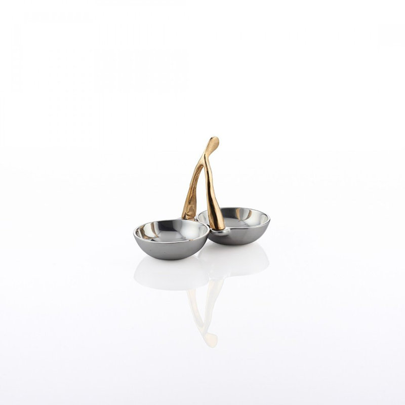 Sculpture à condiment double wishbone
