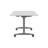 Buariki Rectangle Flip Top Modular Training Table with Casters-49340744-49340752