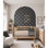 Adhésif décoratif à carreaux carreauté amovible Peel and Stick | Décoration de chambre à coucher moderne pour garçons | Mur décoratif noir à carreaux | Chambre d'adolescent patineur