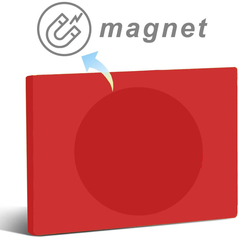 Mailbox Flag For Outgoing Mail, Post Flag With Bright Red Background Please Pick Up Mail Mailbox Sign Alert Magnet, 1.57X2.36 Inch Mailbox Notification Magnets,Red