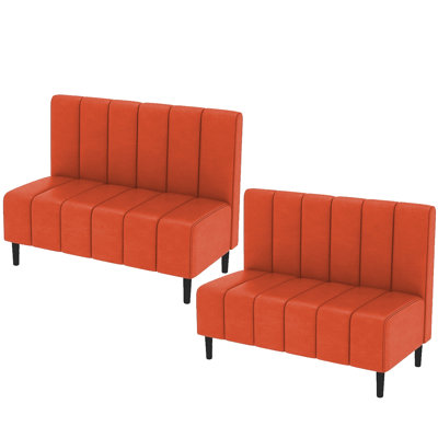 Mhari Faux Leather Upholstered Bench