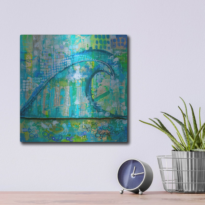 «Wave Fish» par Zwart, H 12 po x l 12 po