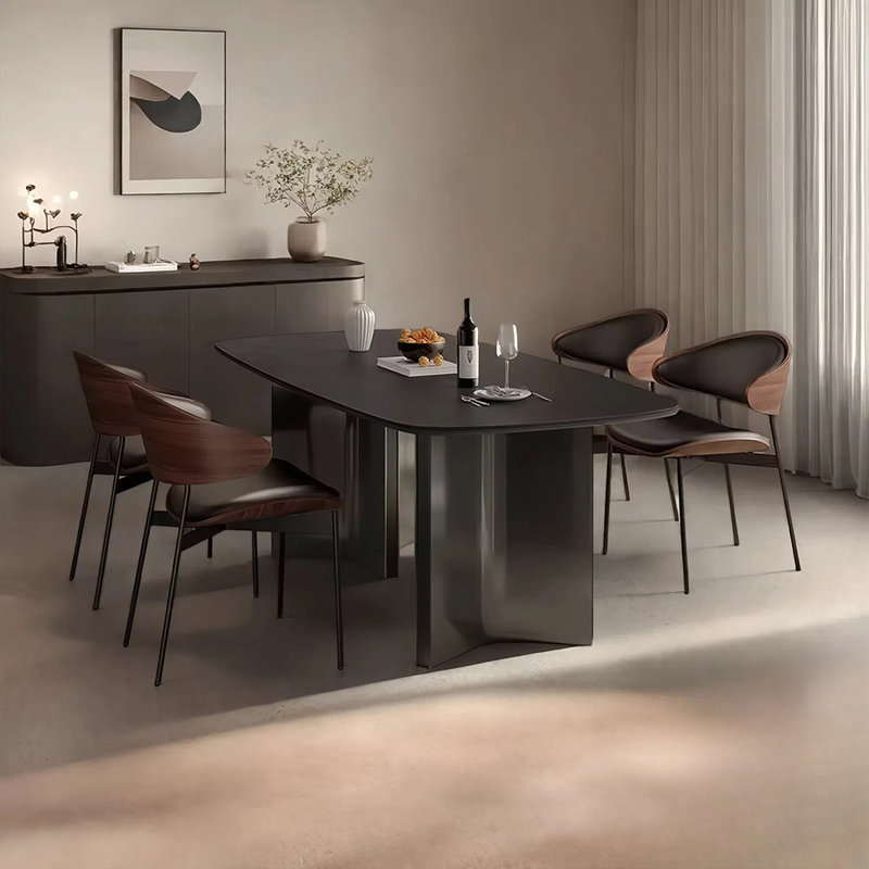 Ensemble de table de salle à manger et de chaises Home Rock Home Quality, H 29,52 po x L 62,99 po x l 31,49 po