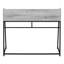 Bureau d'ordinateur, bureau personnel, ordinateur portable, tablettes de rangement, L 48 po, travail, stratifié, métal, contemporain-1186131965