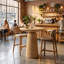 Table de bar Tithi Faux Travertine-1439925948