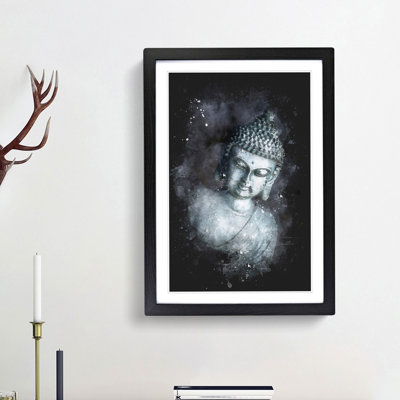 Smoke Surrounding the Buddha - Framed Print