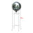 Erma Glass Abstract Gazing Ball-1680242226