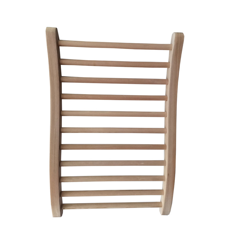 Hemlock Solid Wood , Yellow, 20*2.7*13.3Inc, Fits For And , Enhances Sitting Health Posture Comfortably Round Stick Wood, Suits