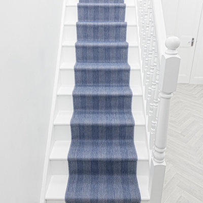 Stair Runner Striped Flatweave Area Rug