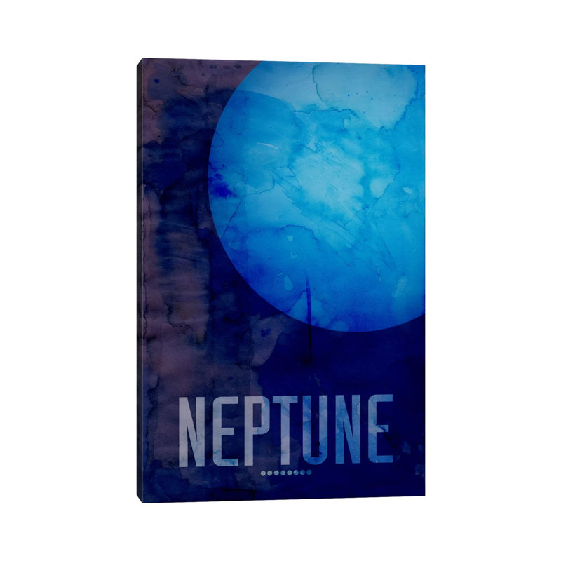 The Planet Neptune by Michael Tompsett - Wrapped Canvas Print, 66.04 cm H x 45.72 cm W x 1.91 cm D