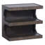 Ridge Solid Wood End Table-1706256178