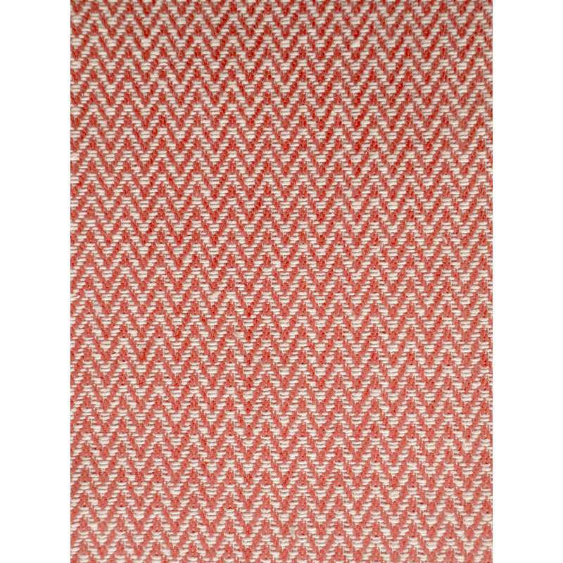 Marisol Herringbone Bay Indoor Outdoor Pillow 20x20, Pink, Rectangle 14"H x 20"W, Polyester