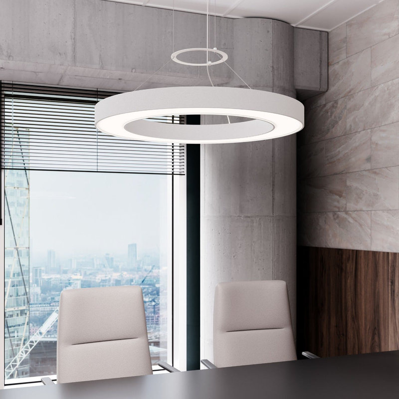 Pi Dimmable LED Round / Oval Chandelier, 3500K