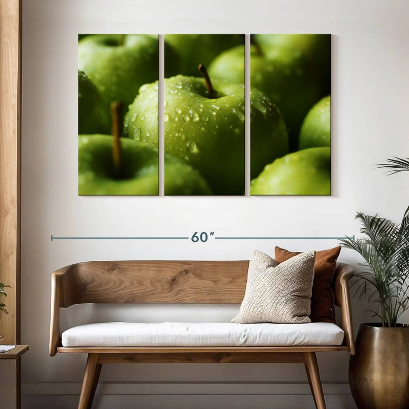 Pommes Yarlin Granny Smith, H 32 po x l 50 po