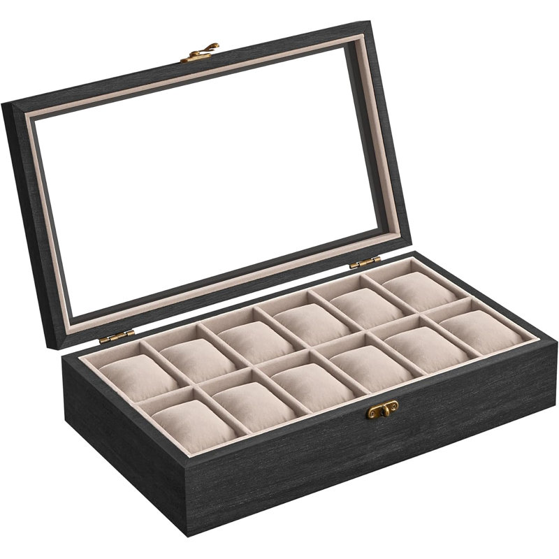 Watch Box +, Ebony Black