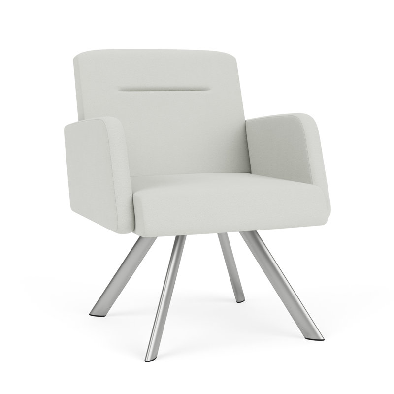 Fauteuil de réception Willow, Argent argent, Ombre portes ouvertes