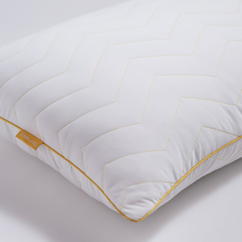 Simmons Prime Feather Cooling Herringbone Pillow, King