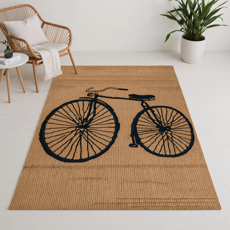 Tapis intérieur et extérieur brun Transport, Rectangle 9 pi x 12 pi