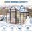 6×6 ft Walk-In Outdoor Greenhouse with Polycarbonate Panels, Reinforced Aluminum Frame, Adjustable Roof Vent-121543917