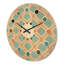 Horloge murale abstraite géométrique V-63892812