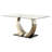 Bagdai 6 - Person Glass Top Pedestal Dining Set