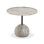 Viola End Table- 22"-Antique White Marble