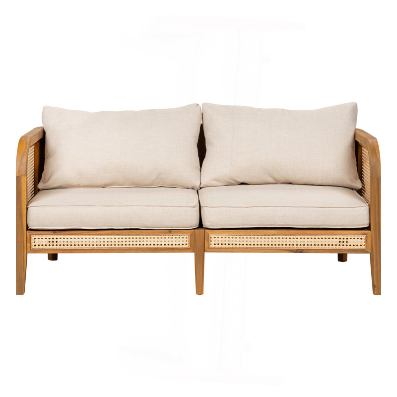 Outdoor Patio Cushioned Sofa