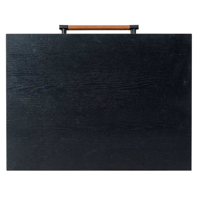 Chandri 2 - Drawer Nightstand, Brown/Black