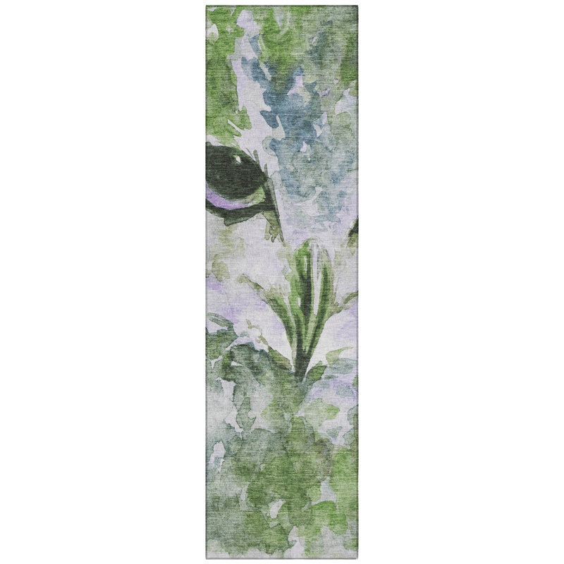 Machine Washable Indoor/Outdoor Howle ACN2274 Animal Rug, Runner 2'3" x 7'6"