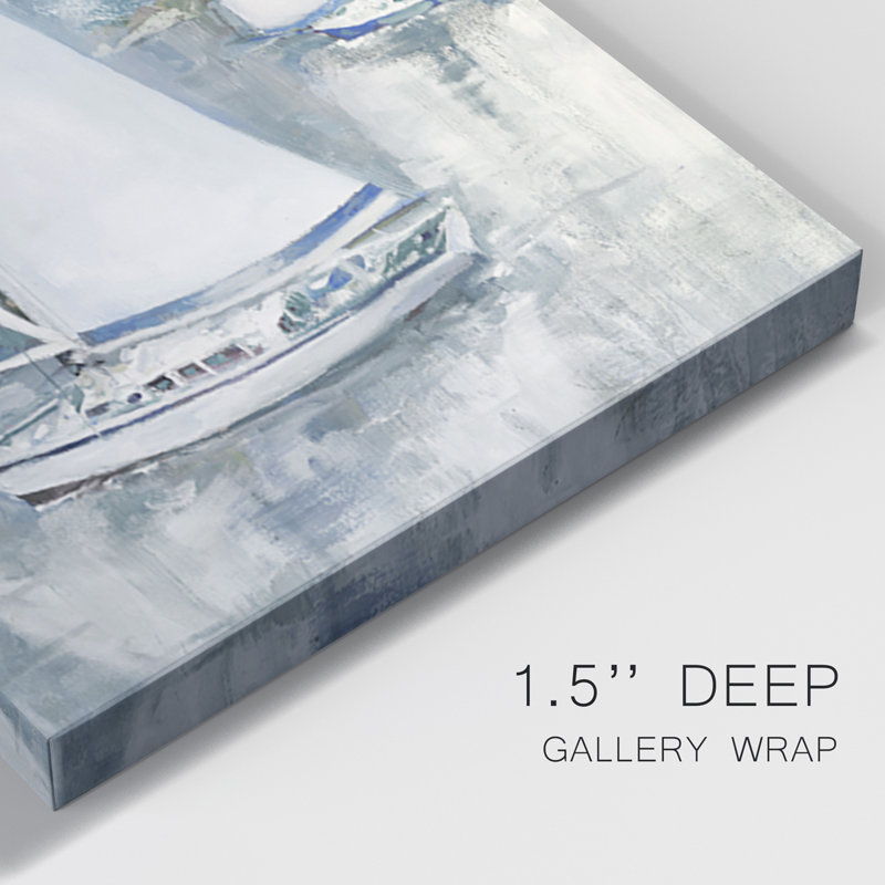 «Catching The Breeze» - Toile tendue avec châssis de qualité supérieure - Prêt à être accroché, H 60 po x l 120 po x P 1 po
