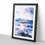 Surfing in Rhode Island in Abstract - Picture Frame Graphic Art Print-55728502-55728505