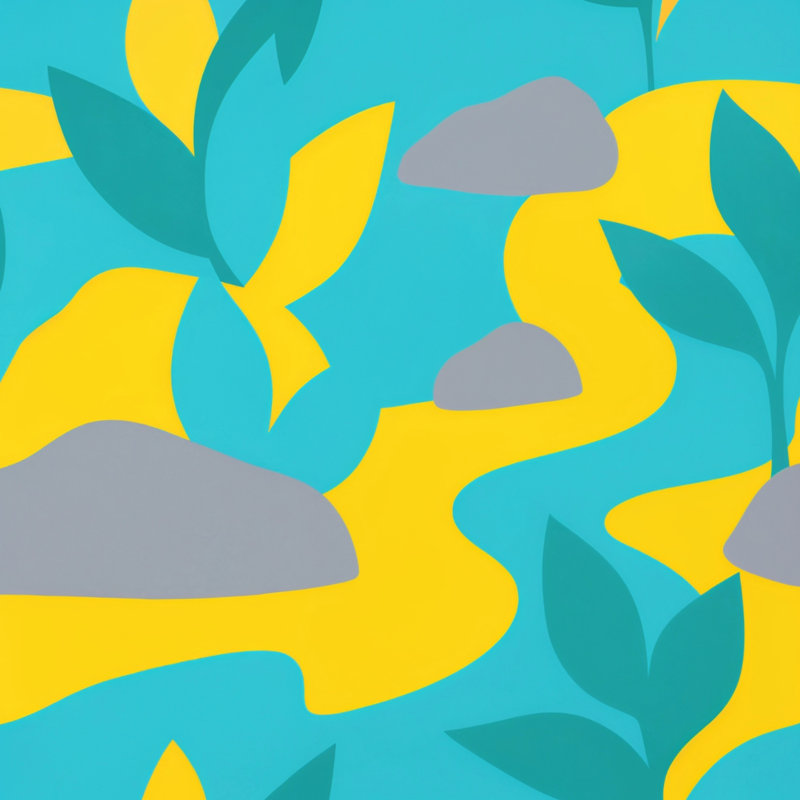 Couvertures de feuilles de camouflage botaniques, L 60 po x H 80 po, Turquoise vif et gris