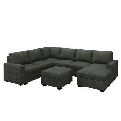 Brunella Corduroy Sleeper Sectional
