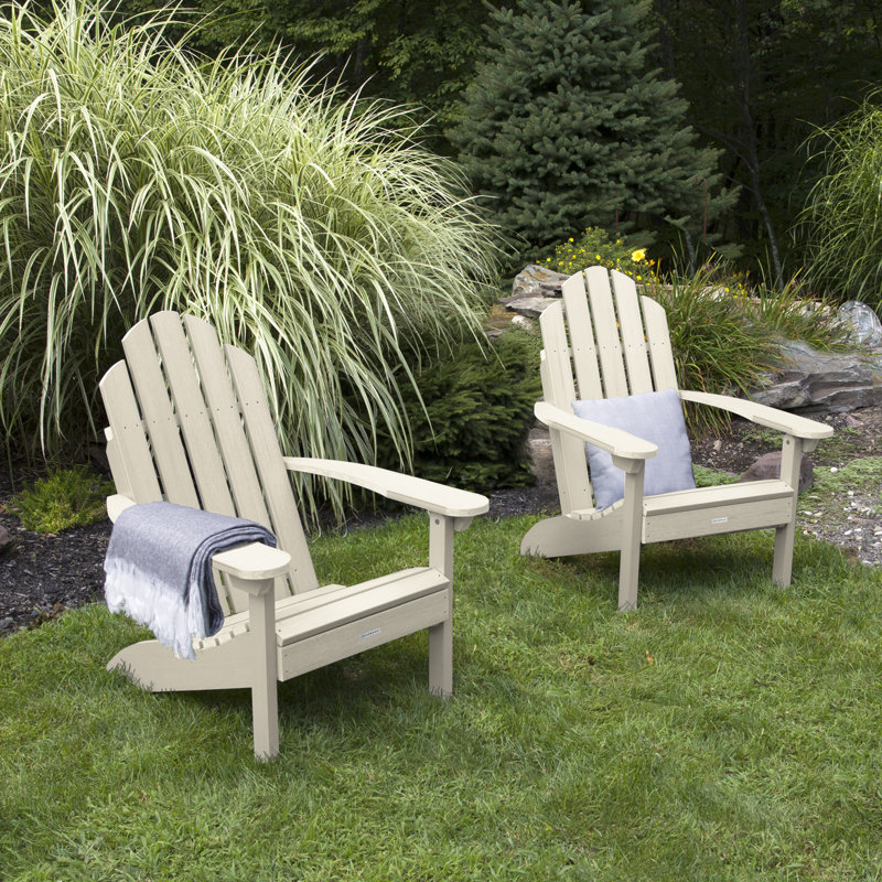 Chaise Adirondack en plastique Rialto, Blanchir