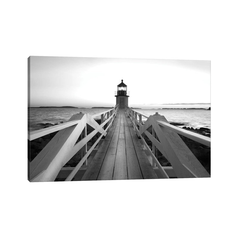 Marshall Point Lighthouse 1 Piece Wrapped Canvas Wall Art, 101.6 cm H x 66.04 cm W x 3.175 cm D