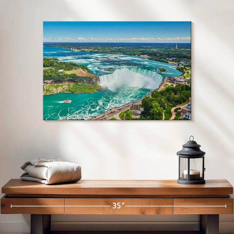 Alvord Scenic Horseshoe Falls, H 16 po x l 24 po