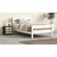 Lit simple avec tête et pied de lit-513864389