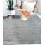 Tapis gris contemporain en laine noué à la main-88615551