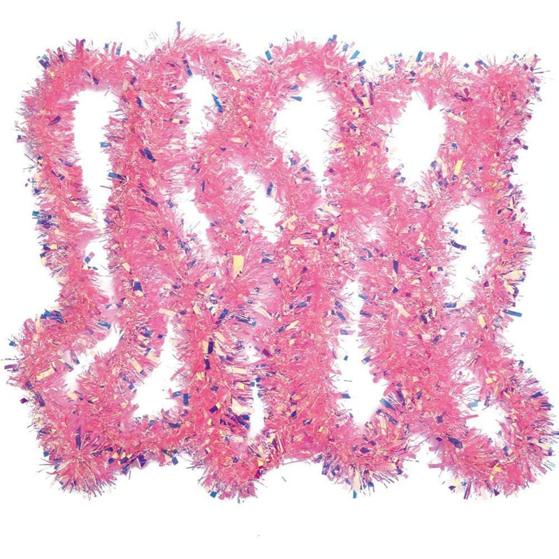 Anistasia Faux Garland, 4.13cm H x 4.01cm L x 4.09cm D, Pink