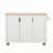 51" Fluted Kitchen Island With Drop Leaf-1710716683