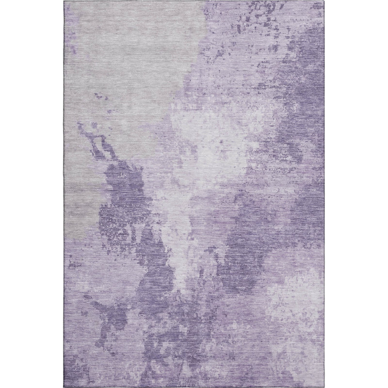 Premium Machine Washable Baford AMF1652 Modern Rug, Rectangle 8' x 10'