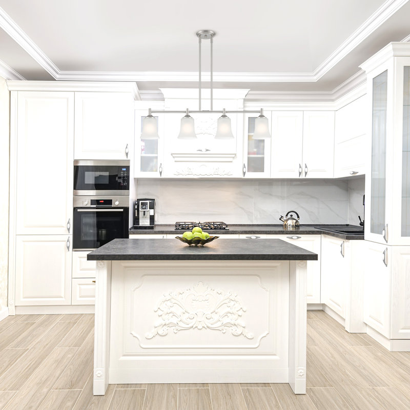 Alies 4 - Light Kitchen Island Pendant, Brushed Nickel