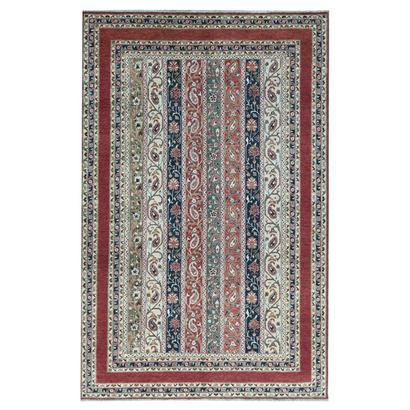 Tapis multicolore de haute qualité noué à la main