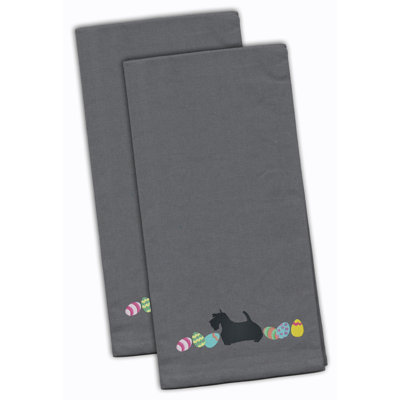 Cotton Embroidered Tea Towel Kitchen Towel